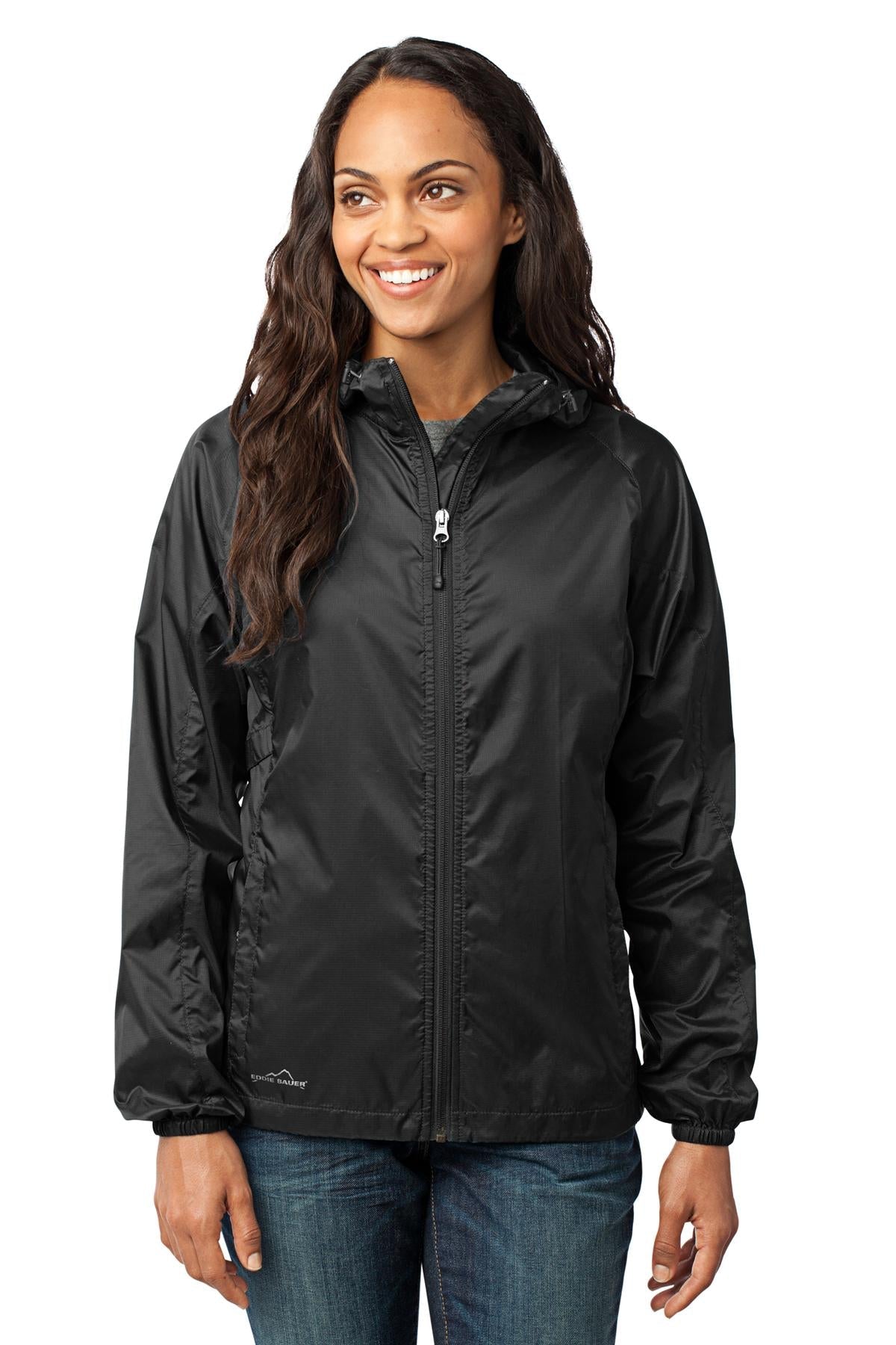 Eddie Bauer® - Ladies Packable Wind Jacket. EB501 - DFW Impression