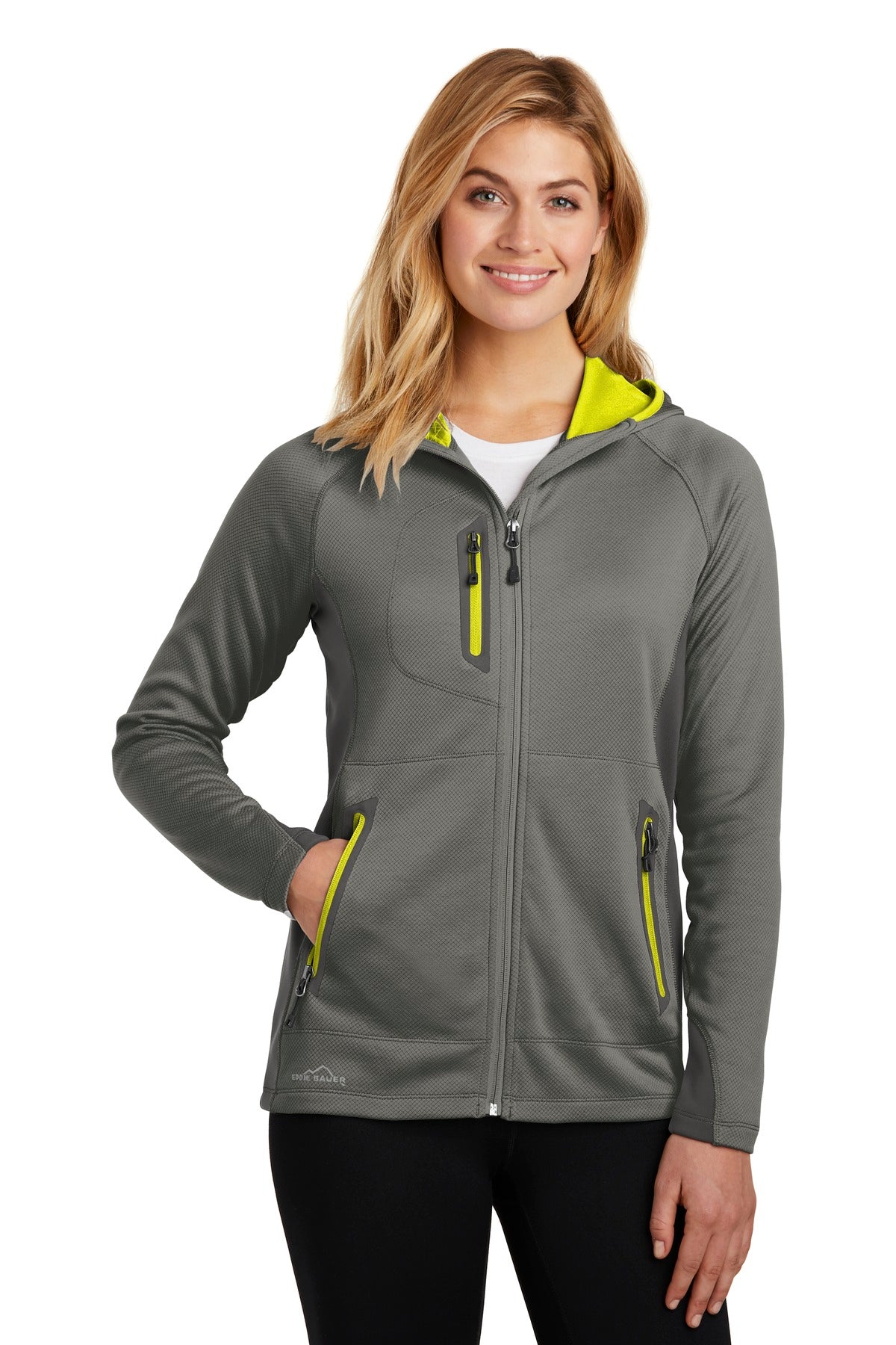 Eddie Bauer ® Ladies Sport Hooded Full-Zip Fleece Jacket. EB245 - DFW Impression