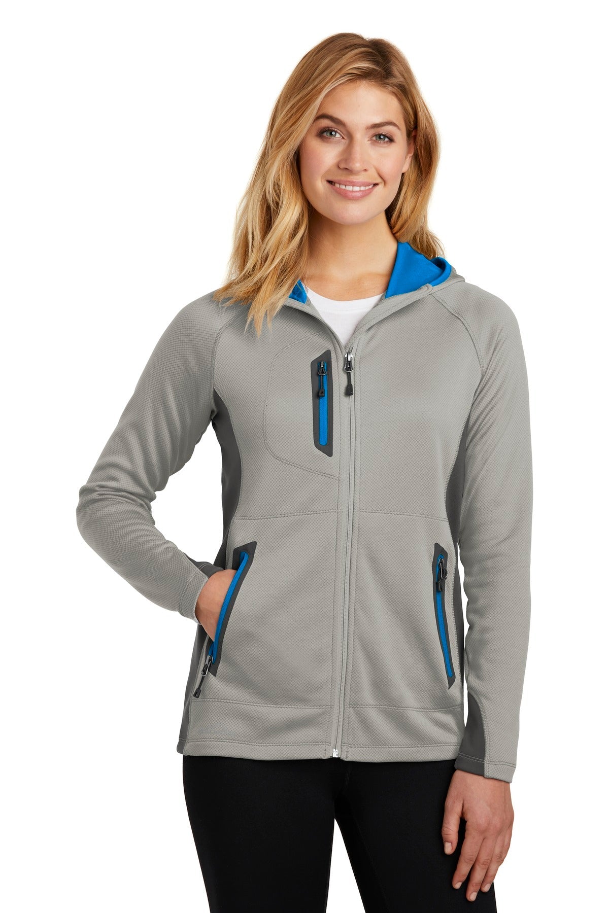 Eddie Bauer ® Ladies Sport Hooded Full-Zip Fleece Jacket. EB245 - DFW Impression