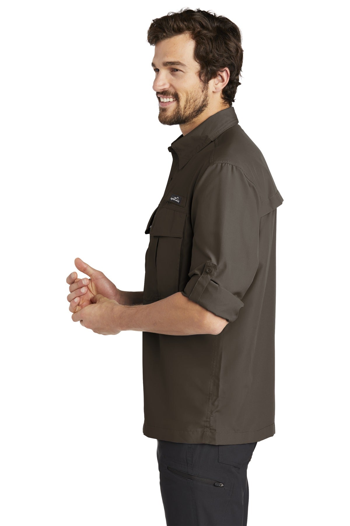 Eddie Bauer® - Long Sleeve Performance Fishing Shirt. EB600 - DFW Impression