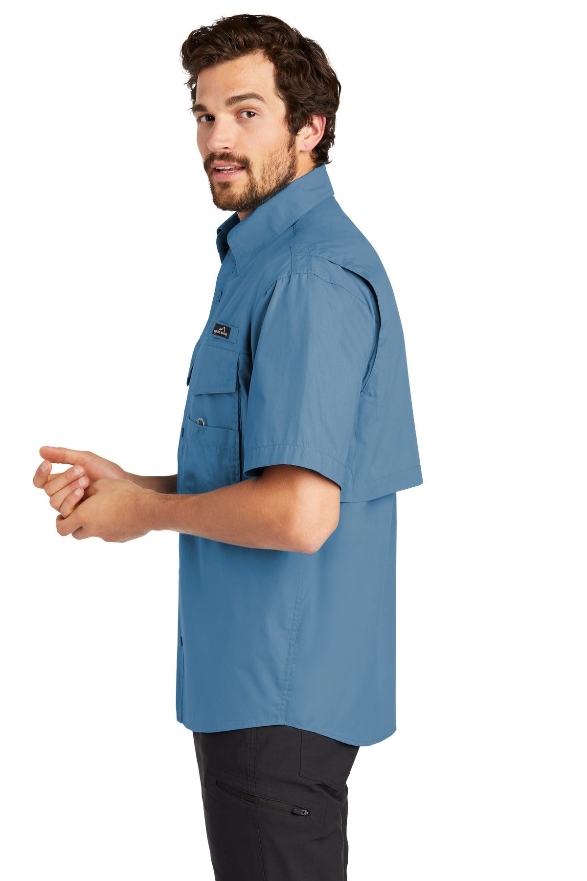 Eddie Bauer® - Short Sleeve Fishing Shirt. EB608 - DFW Impression