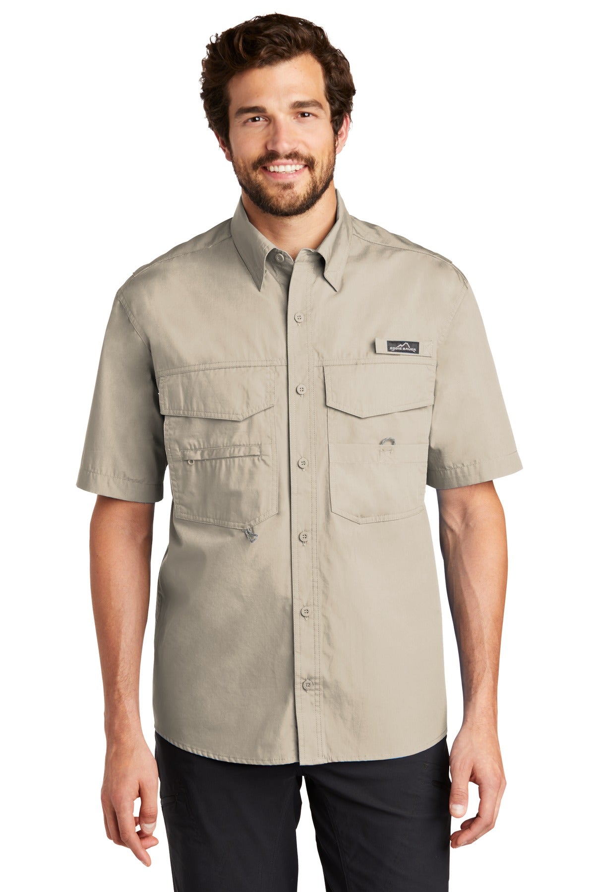 Eddie Bauer® - Short Sleeve Fishing Shirt. EB608 - DFW Impression