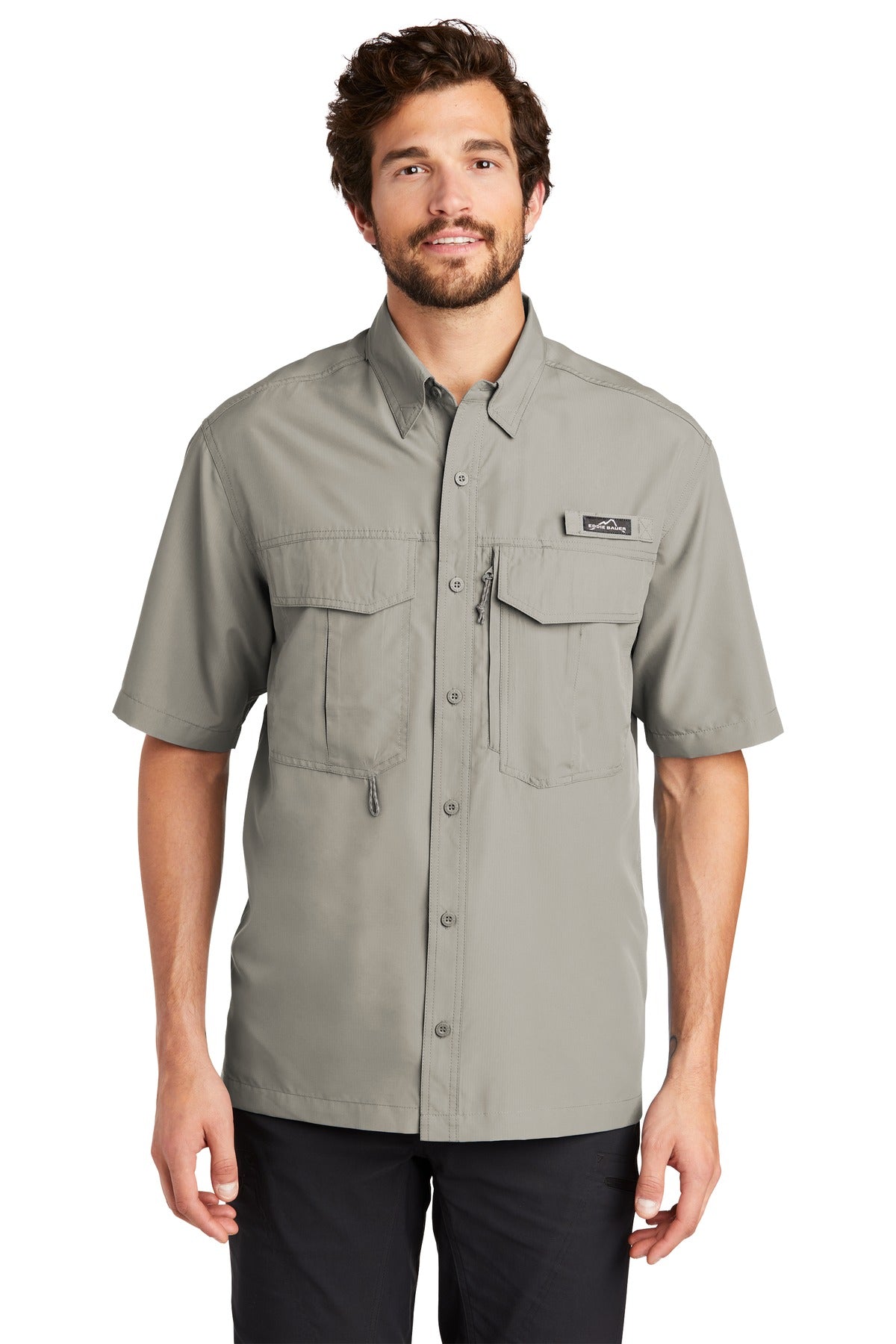 Eddie Bauer® - Short Sleeve Performance Fishing Shirt. EB602 - DFW Impression