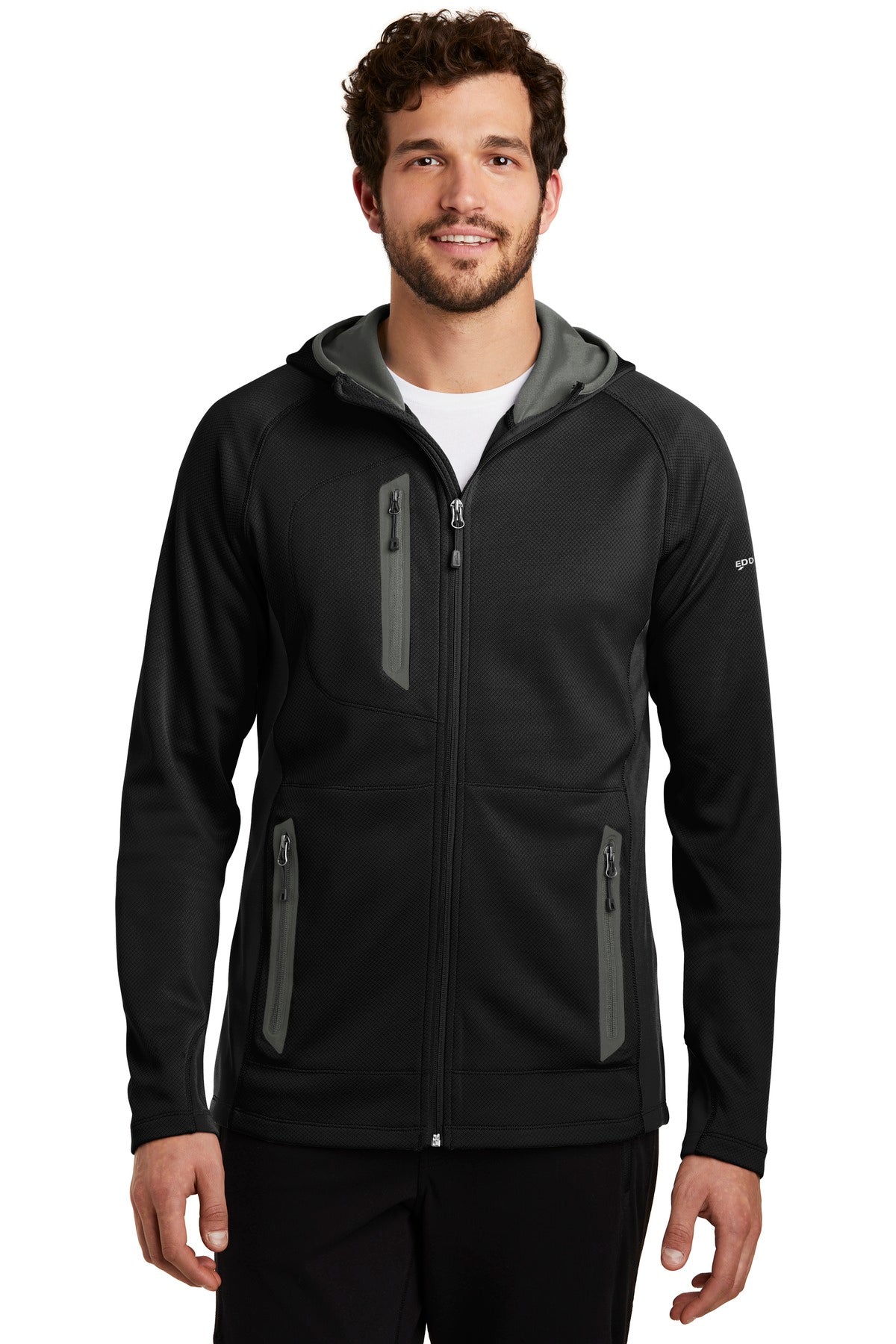 Eddie Bauer ® Sport Hooded Full-Zip Fleece Jacket. EB244 - DFW Impression