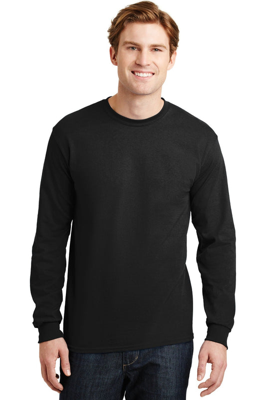 Gildan® - DryBlend® 50 Cotton/50 Poly Long Sleeve T-Shirt. 8400 [Black] - DFW Impression