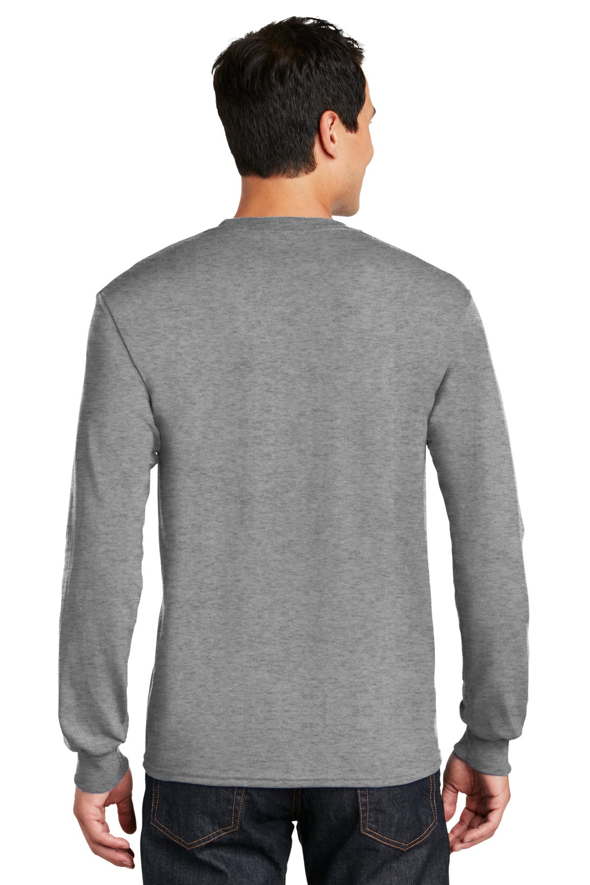 Gildan® - DryBlend® 50 Cotton/50 Poly Long Sleeve T-Shirt. 8400 [Graphite Heather] - DFW Impression