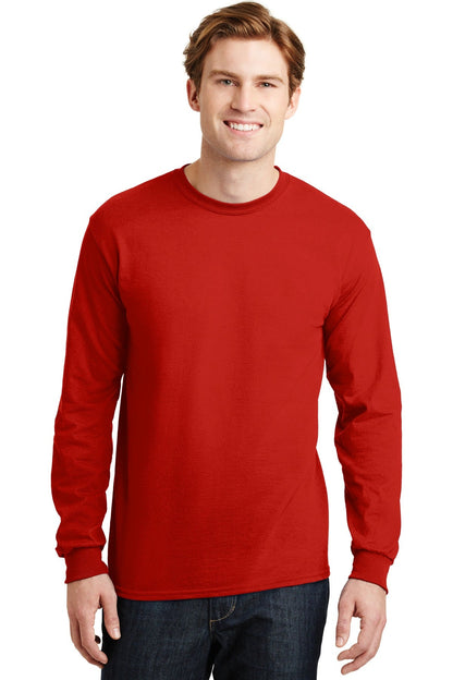 Gildan® - DryBlend® 50 Cotton/50 Poly Long Sleeve T-Shirt. 8400 [Red] - DFW Impression