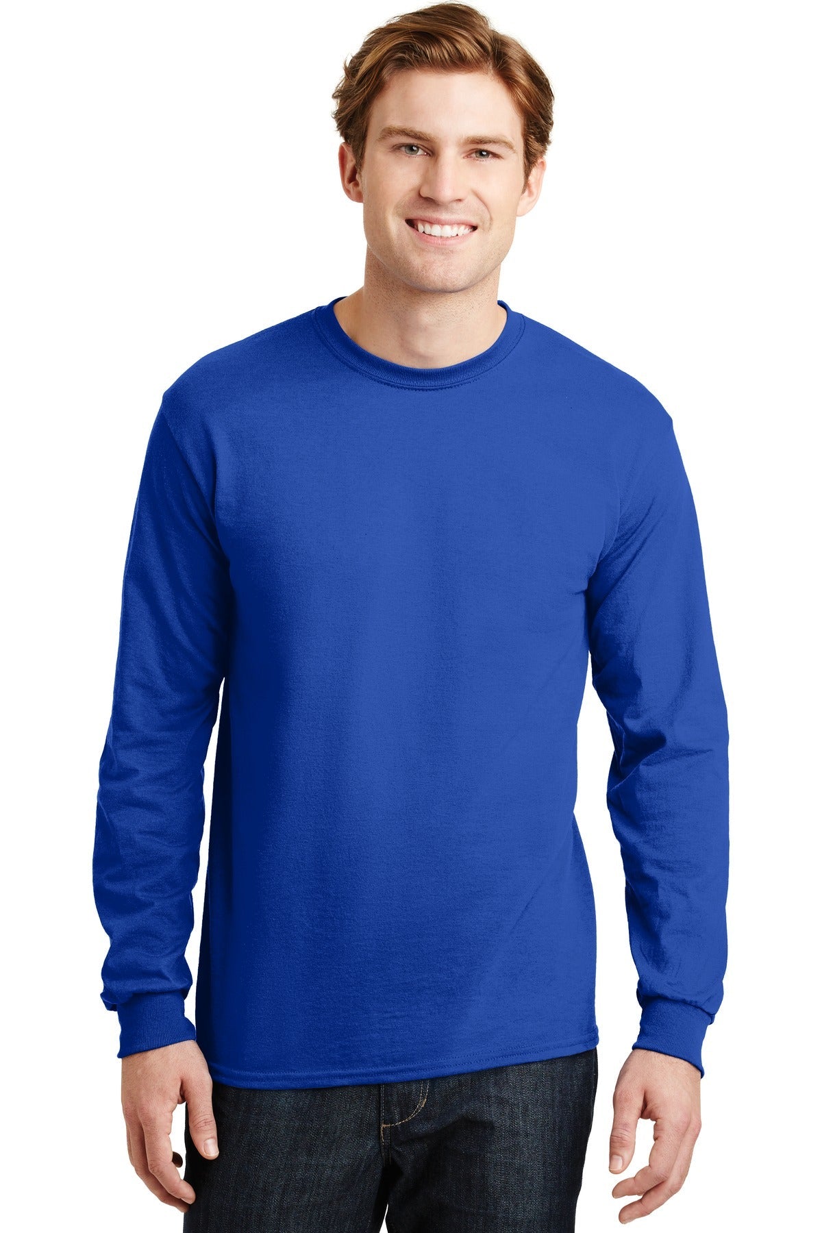 Gildan® - DryBlend® 50 Cotton/50 Poly Long Sleeve T-Shirt. 8400 [Royal] - DFW Impression