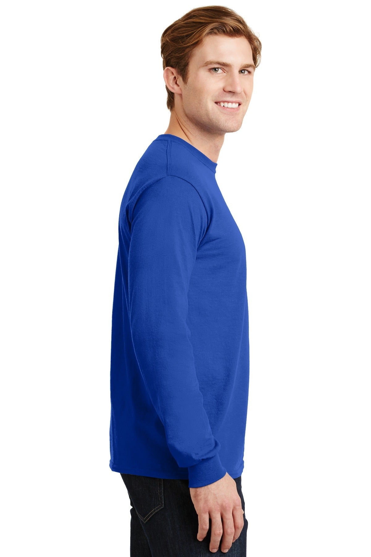 Gildan® - DryBlend® 50 Cotton/50 Poly Long Sleeve T-Shirt. 8400 [Royal] - DFW Impression