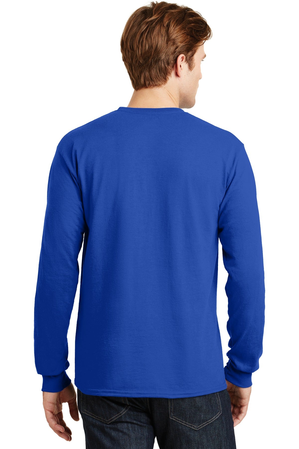 Gildan® - DryBlend® 50 Cotton/50 Poly Long Sleeve T-Shirt. 8400 [Royal] - DFW Impression