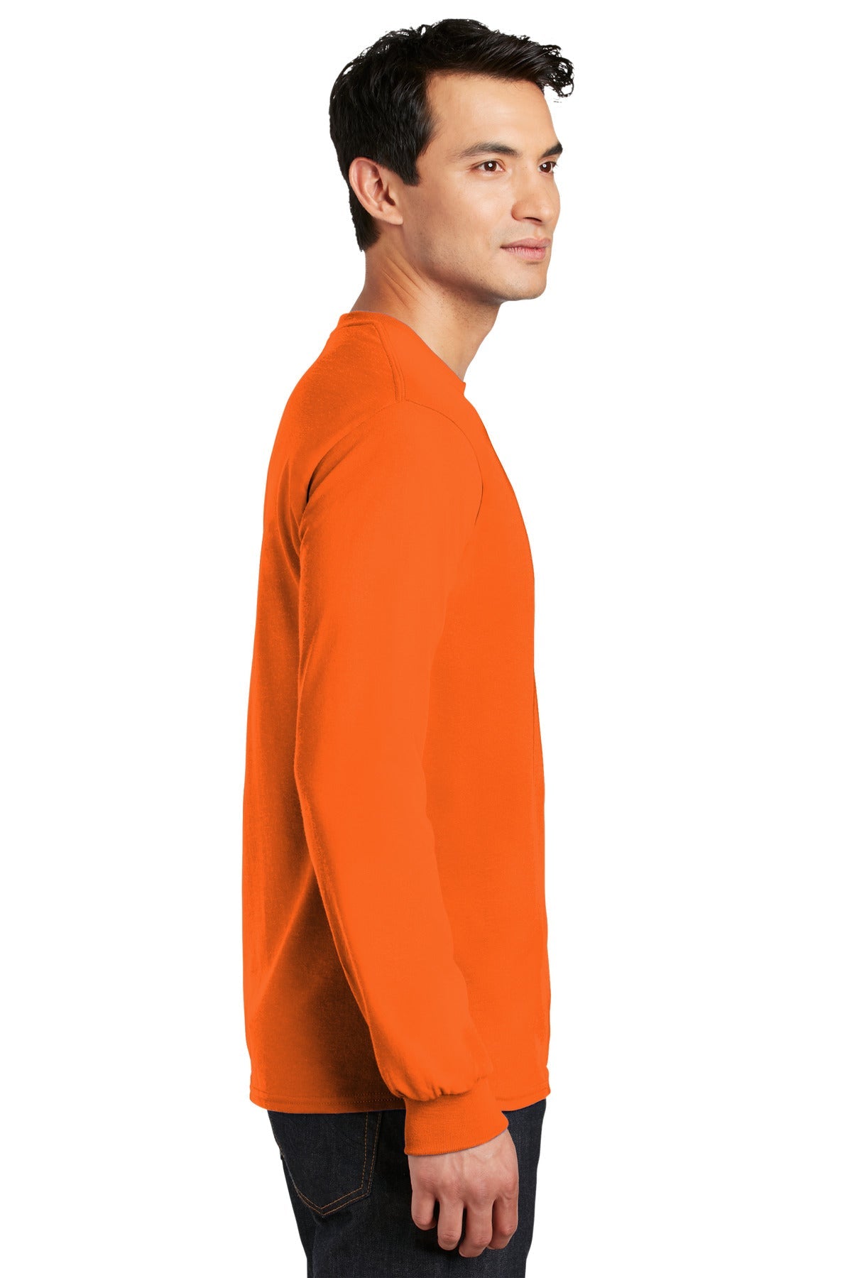 Gildan® - DryBlend® 50 Cotton/50 Poly Long Sleeve T-Shirt. 8400 [S. Orange] - DFW Impression