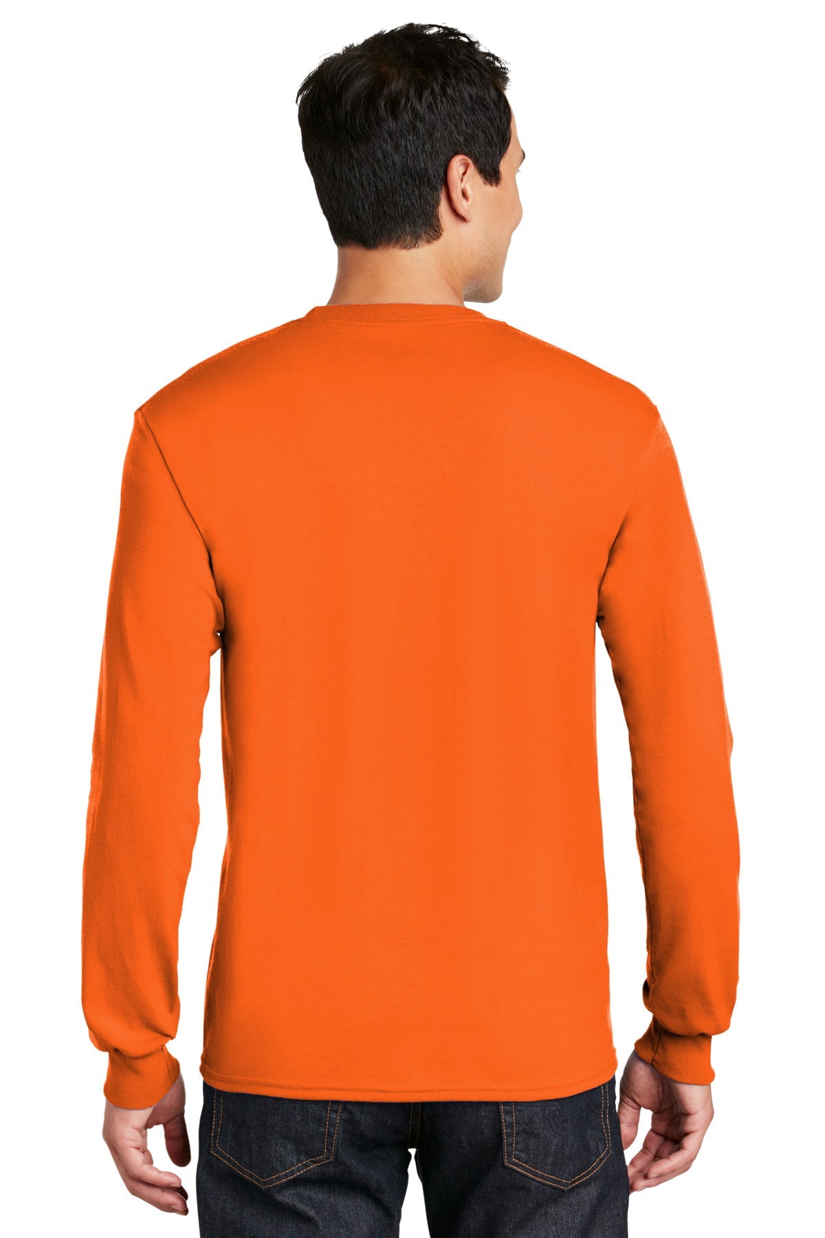 Gildan® - DryBlend® 50 Cotton/50 Poly Long Sleeve T-Shirt. 8400 [S. Orange] - DFW Impression