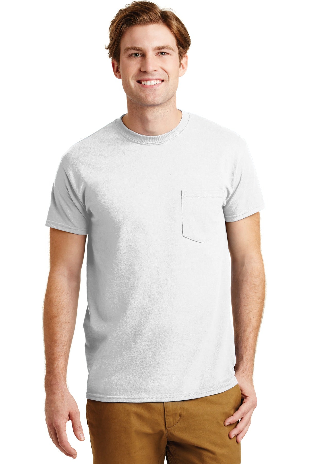 Gildan® - DryBlend® 50 Cotton/50 Poly Pocket T-Shirt. 8300 - DFW Impression