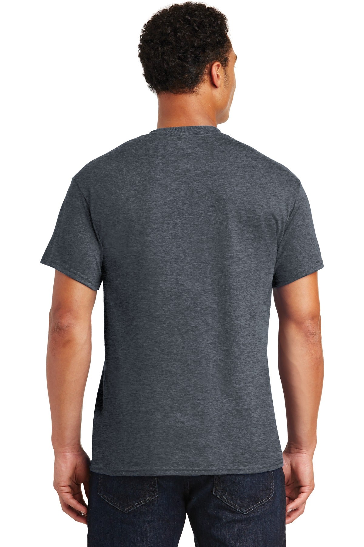 Gildan® - DryBlend® 50 Cotton/50 Poly T-Shirt. 8000 [Dark Heather ...