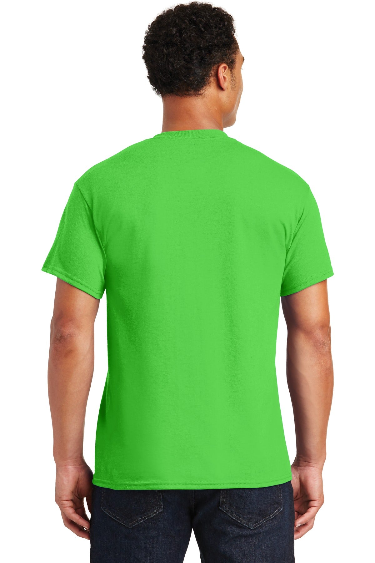 Gildan® - DryBlend® 50 Cotton/50 Poly T-Shirt. 8000 [Electric Green] - DFW Impression