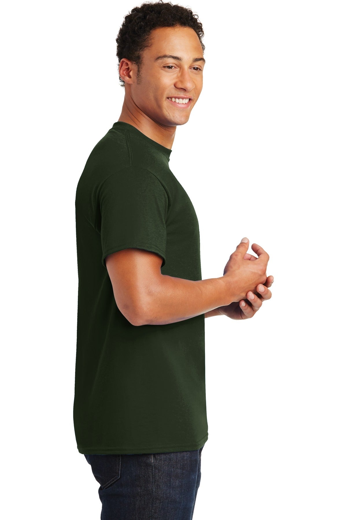 Gildan® - DryBlend® 50 Cotton/50 Poly T-Shirt. 8000 [Forest] - DFW Impression