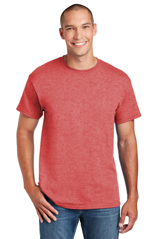 Gildan® - DryBlend® 50 Cotton/50 Poly T-Shirt. 8000 [Heather Sport Scarlet] - DFW Impression