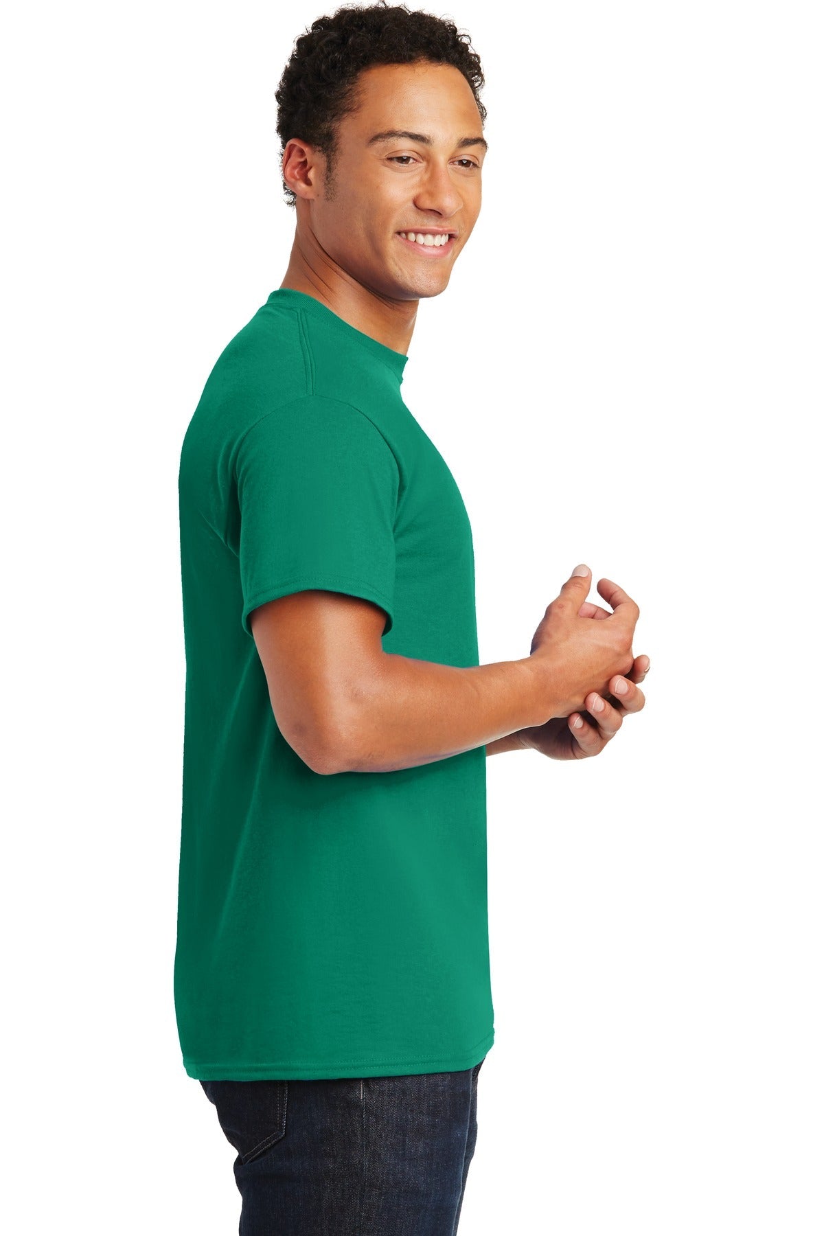 Gildan® - DryBlend® 50 Cotton/50 Poly T-Shirt. 8000 [Kelly Green] - DFW Impression