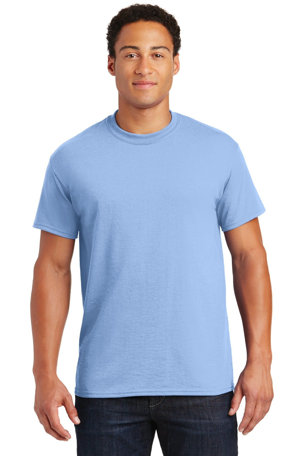 Gildan® - DryBlend® 50 Cotton/50 Poly T-Shirt. 8000 [Light Blue] - DFW Impression