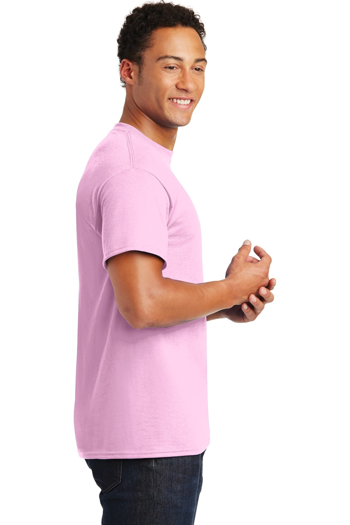 Gildan® - DryBlend® 50 Cotton/50 Poly T-Shirt. 8000 [Light Pink] - DFW Impression