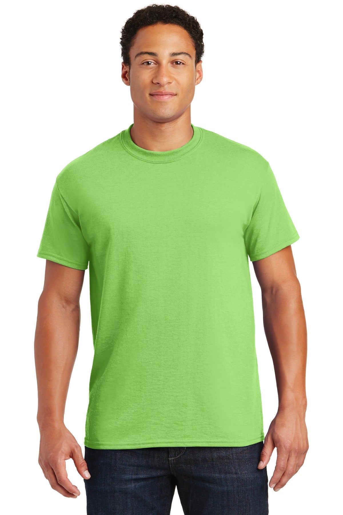 Gildan® - DryBlend® 50 Cotton/50 Poly T-Shirt. 8000 [Lime] - DFW Impression
