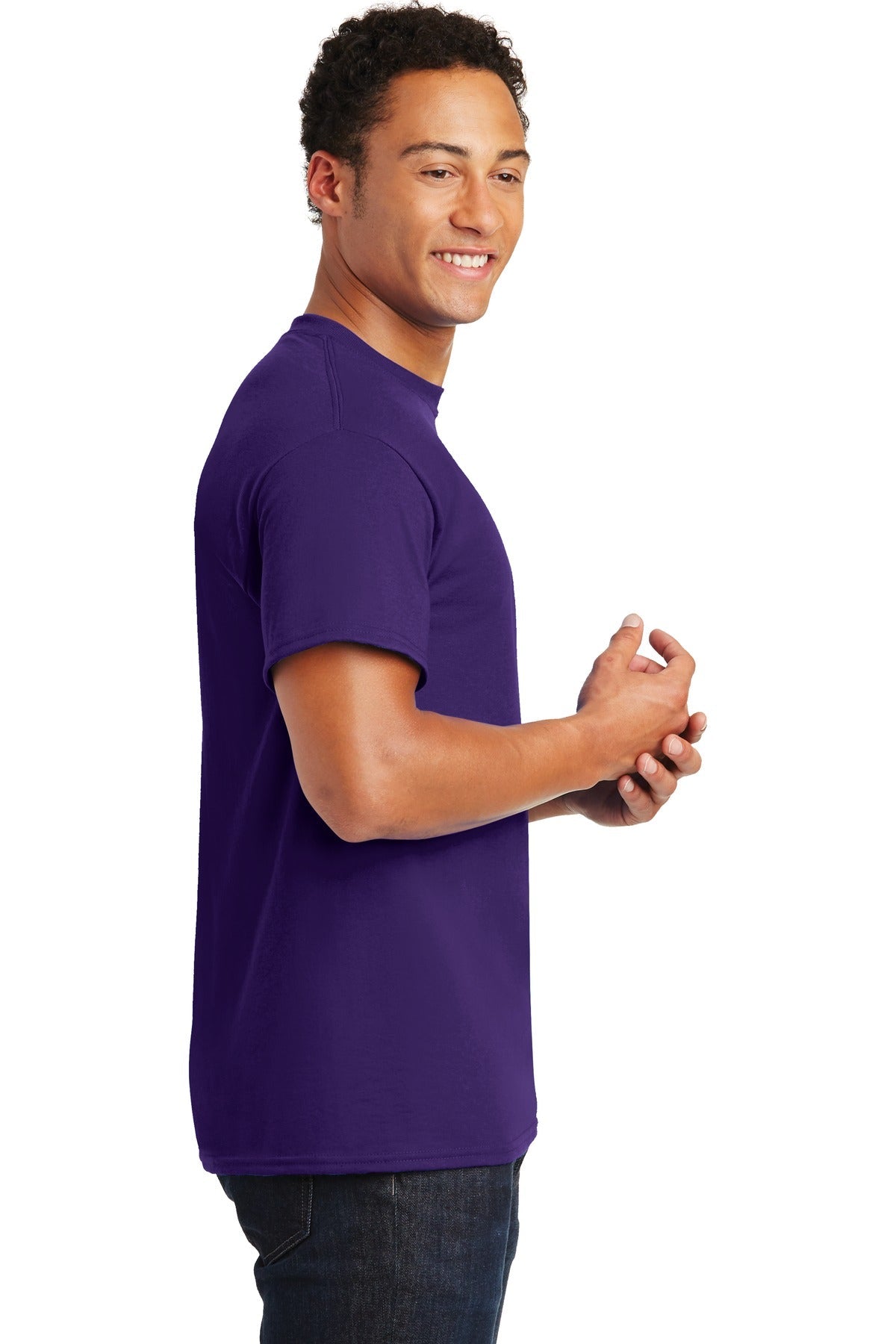 Gildan® - DryBlend® 50 Cotton/50 Poly T-Shirt. 8000 [Purple] - DFW Impression