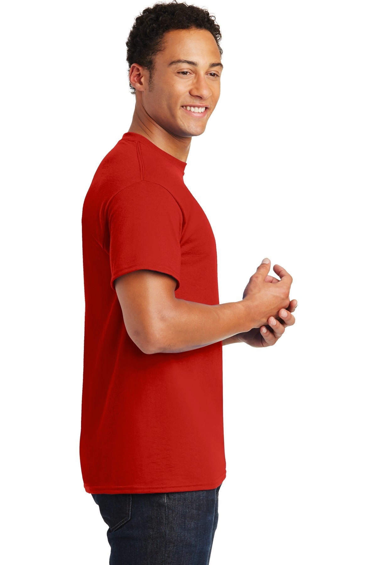 Gildan® - DryBlend® 50 Cotton/50 Poly T-Shirt. 8000 [Red] - DFW Impression
