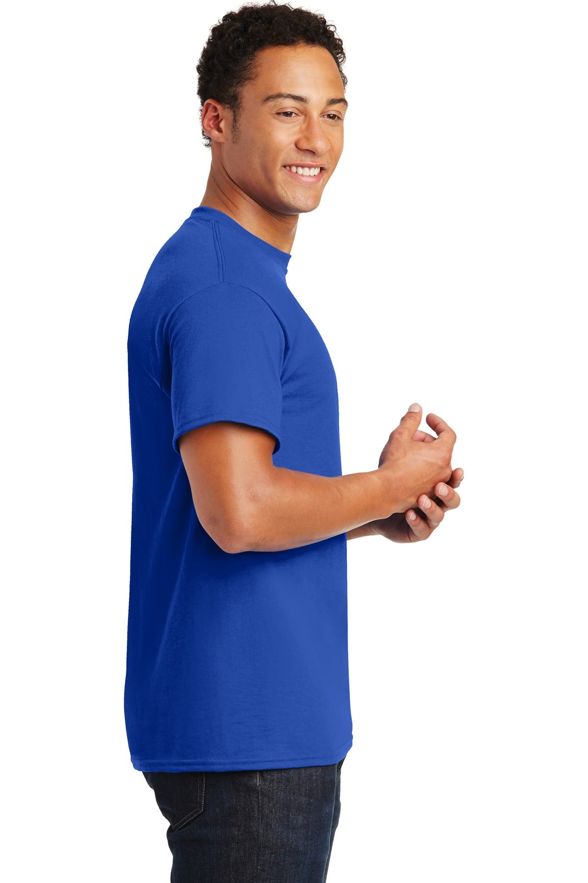 Gildan® - DryBlend® 50 Cotton/50 Poly T-Shirt. 8000 [Royal] - DFW Impression