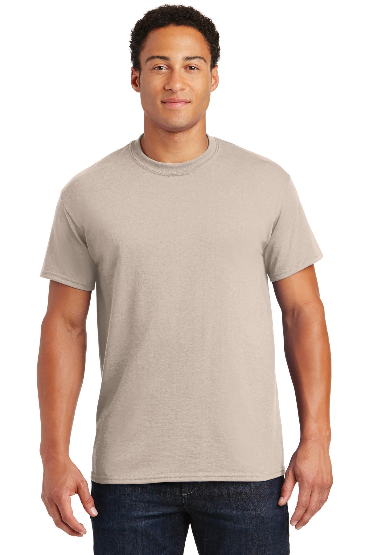 Gildan® - DryBlend® 50 Cotton/50 Poly T-Shirt. 8000 [Sand] - DFW Impression