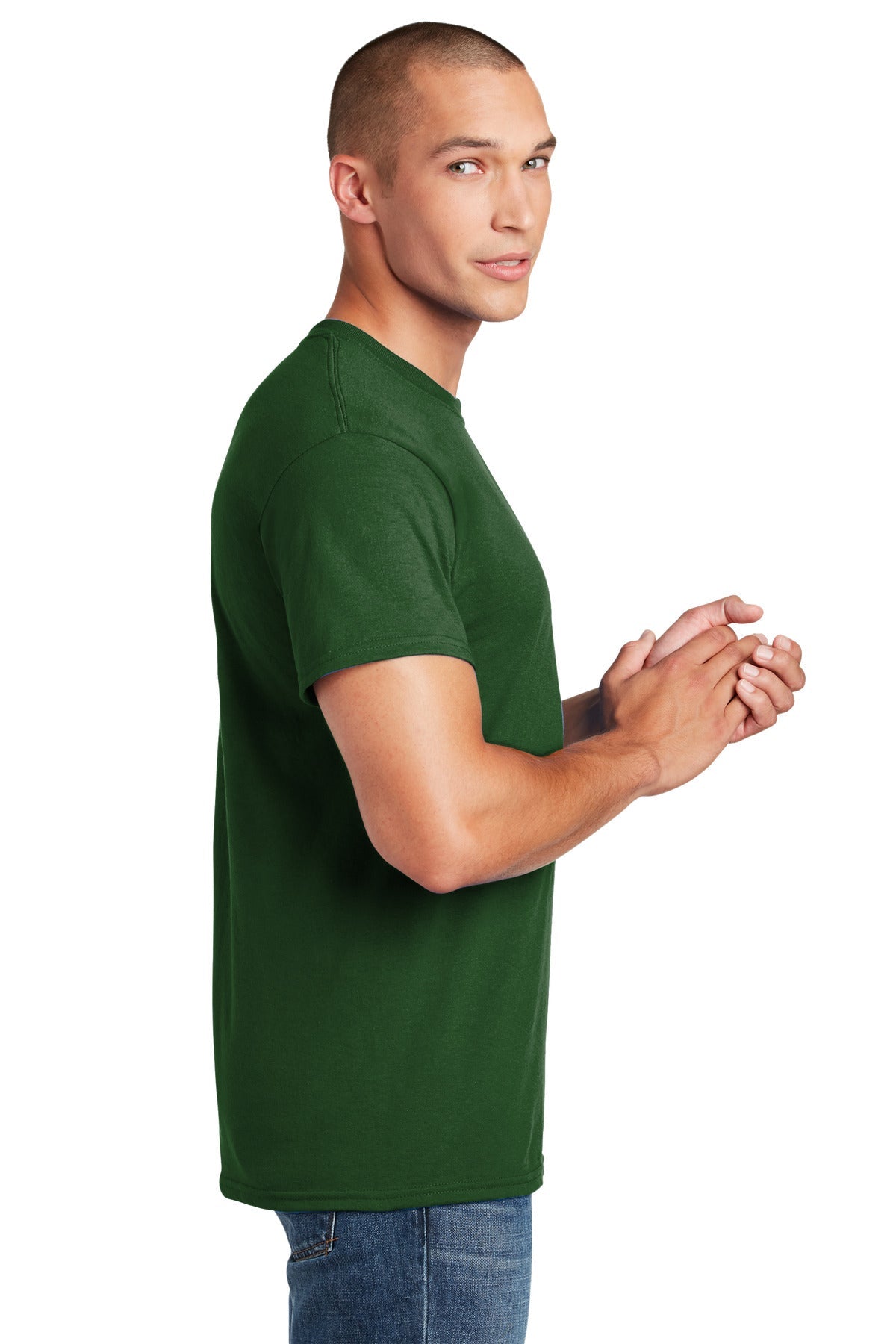 Gildan® - DryBlend® 50 Cotton/50 Poly T-Shirt. 8000 [Sport Dark Green] - DFW Impression