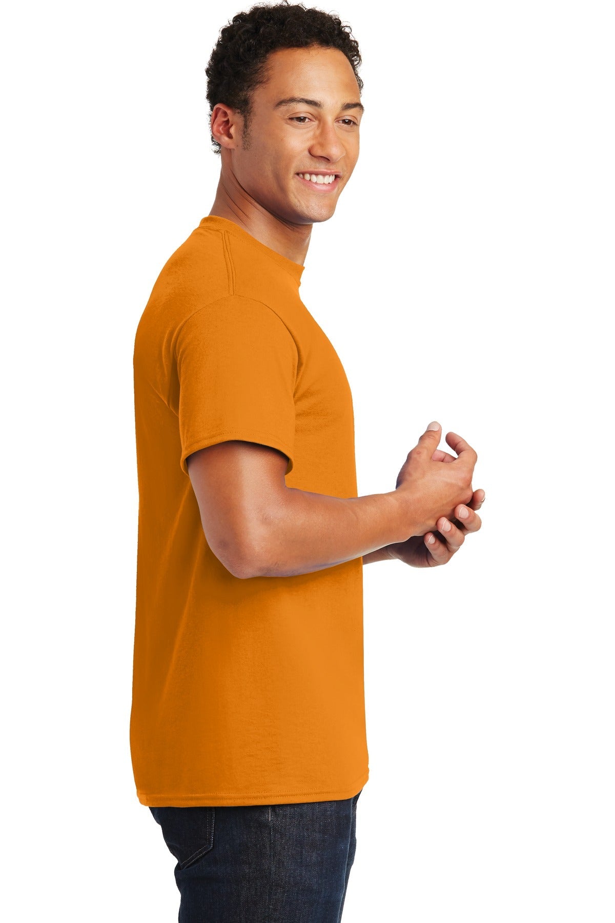 Gildan® - DryBlend® 50 Cotton/50 Poly T-Shirt. 8000 [Tennessee Orange] - DFW Impression