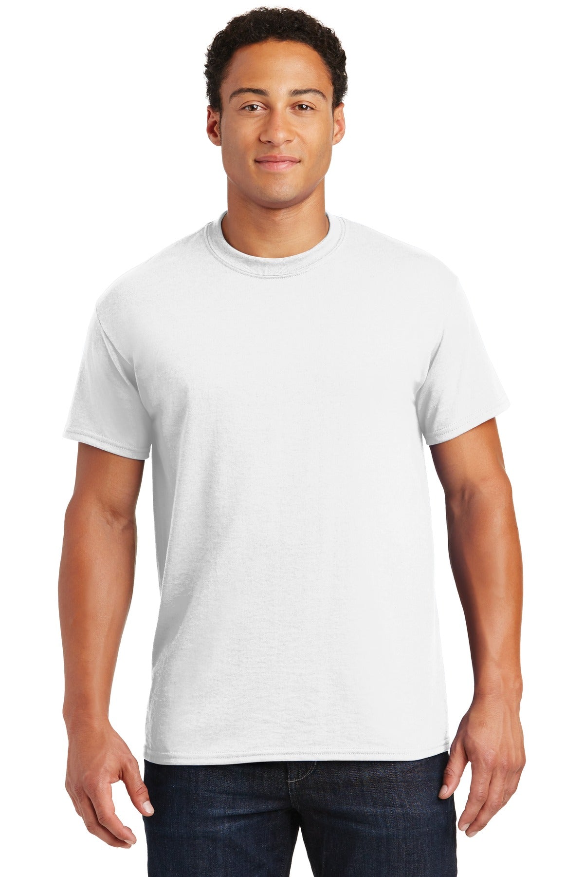 Gildan® - DryBlend® 50 Cotton/50 Poly T-Shirt. 8000 [White] - DFW Impression