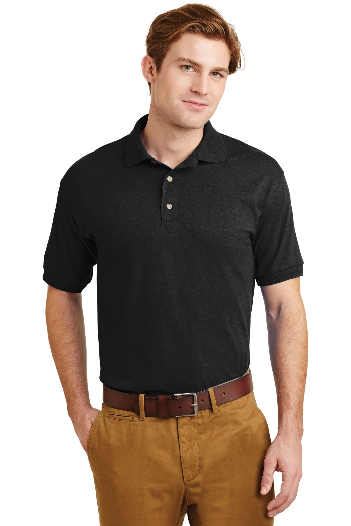 Gildan® - DryBlend® 6-Ounce Jersey Knit Sport Shirt. 8800 [Black] - DFW Impression