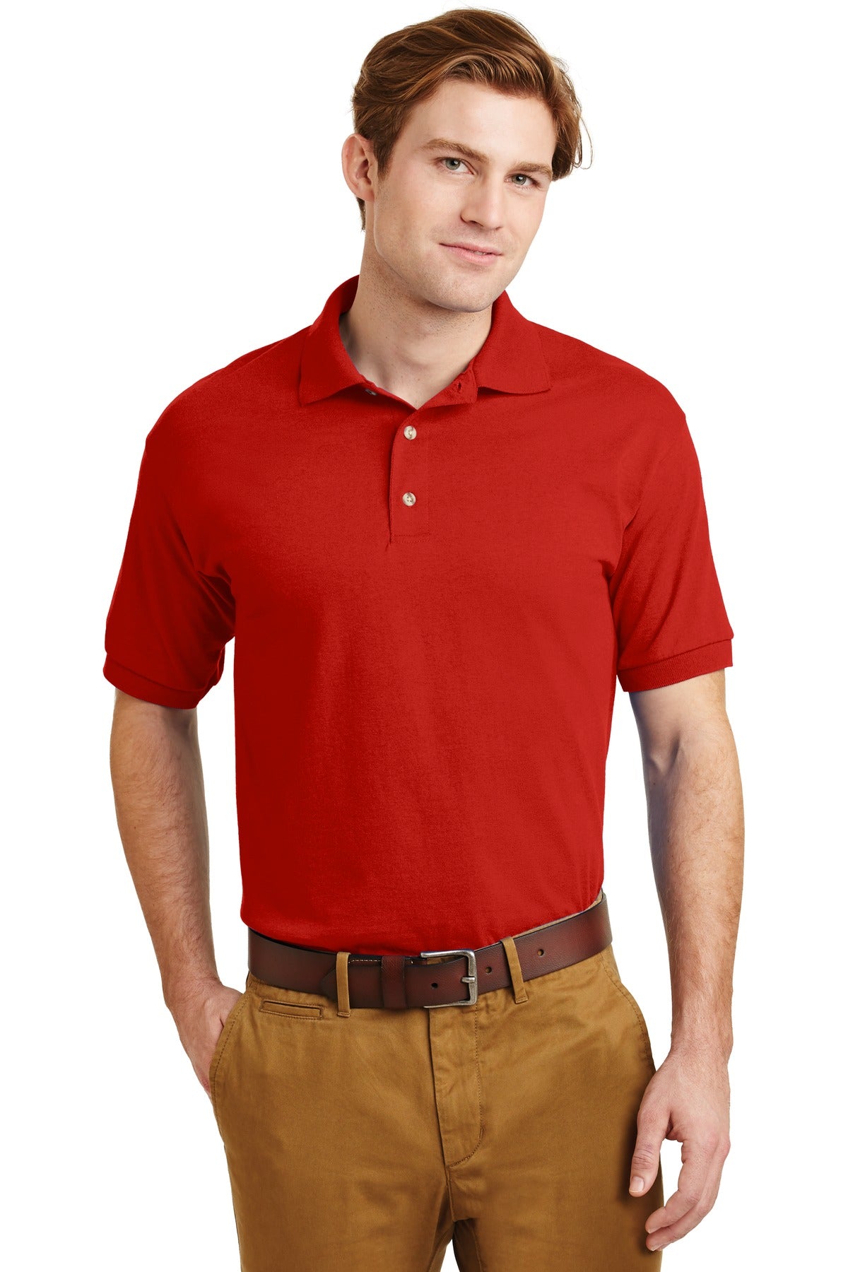 Gildan® - DryBlend® 6-Ounce Jersey Knit Sport Shirt. 8800 [Red] - DFW Impression