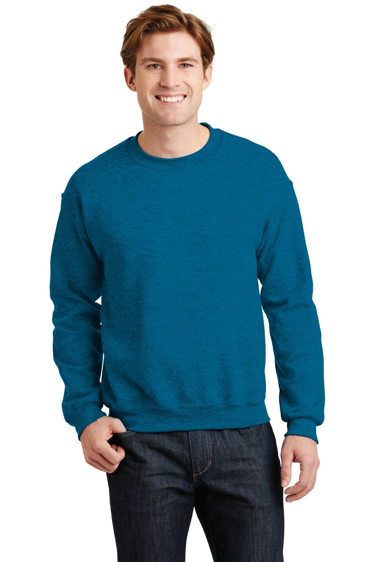 Gildan® - Heavy Blend™ Crewneck Sweatshirt. 18000 [Antique Sapphire] - DFW Impression