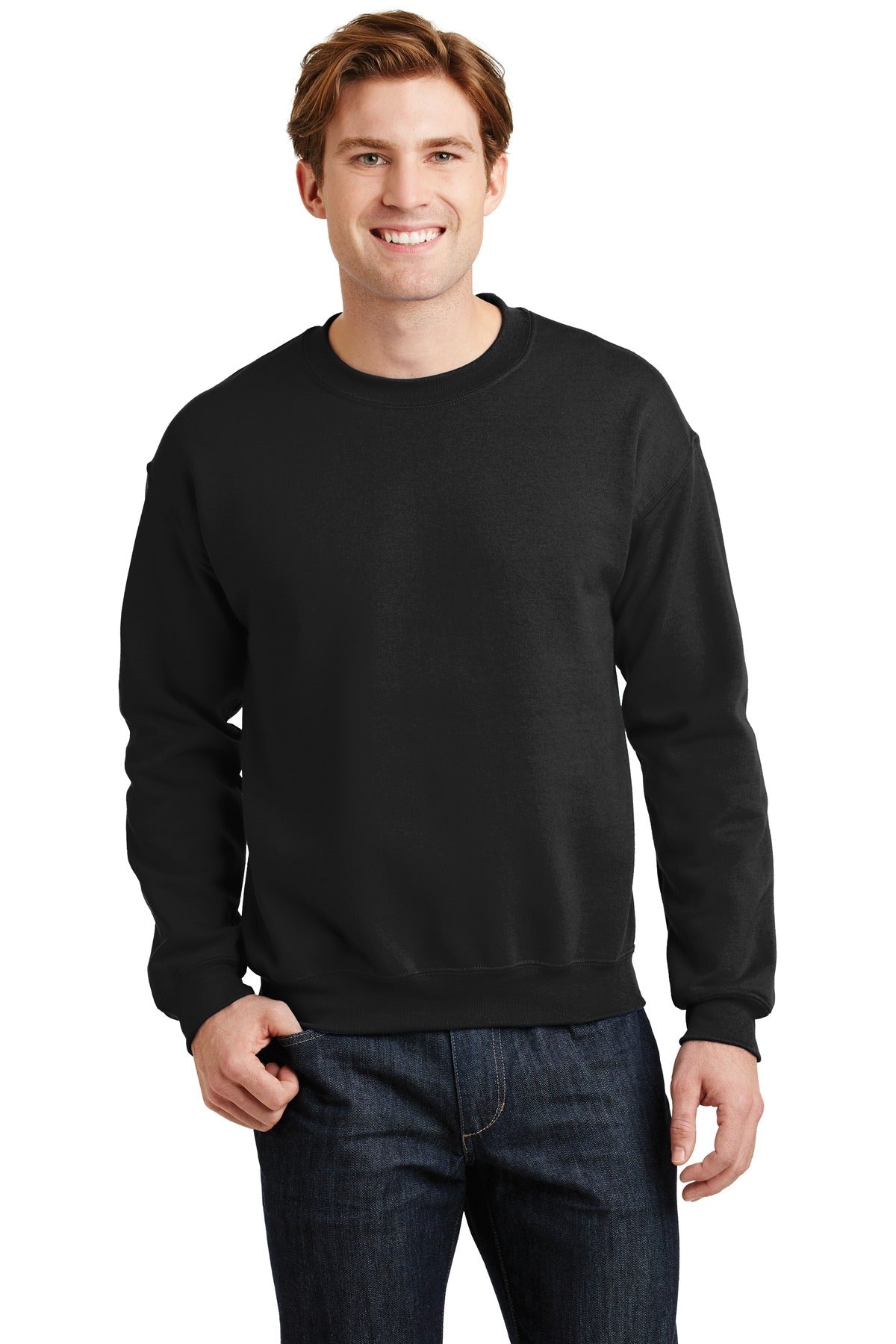 Gildan® - Heavy Blend™ Crewneck Sweatshirt. 18000 [Black] - DFW Impression