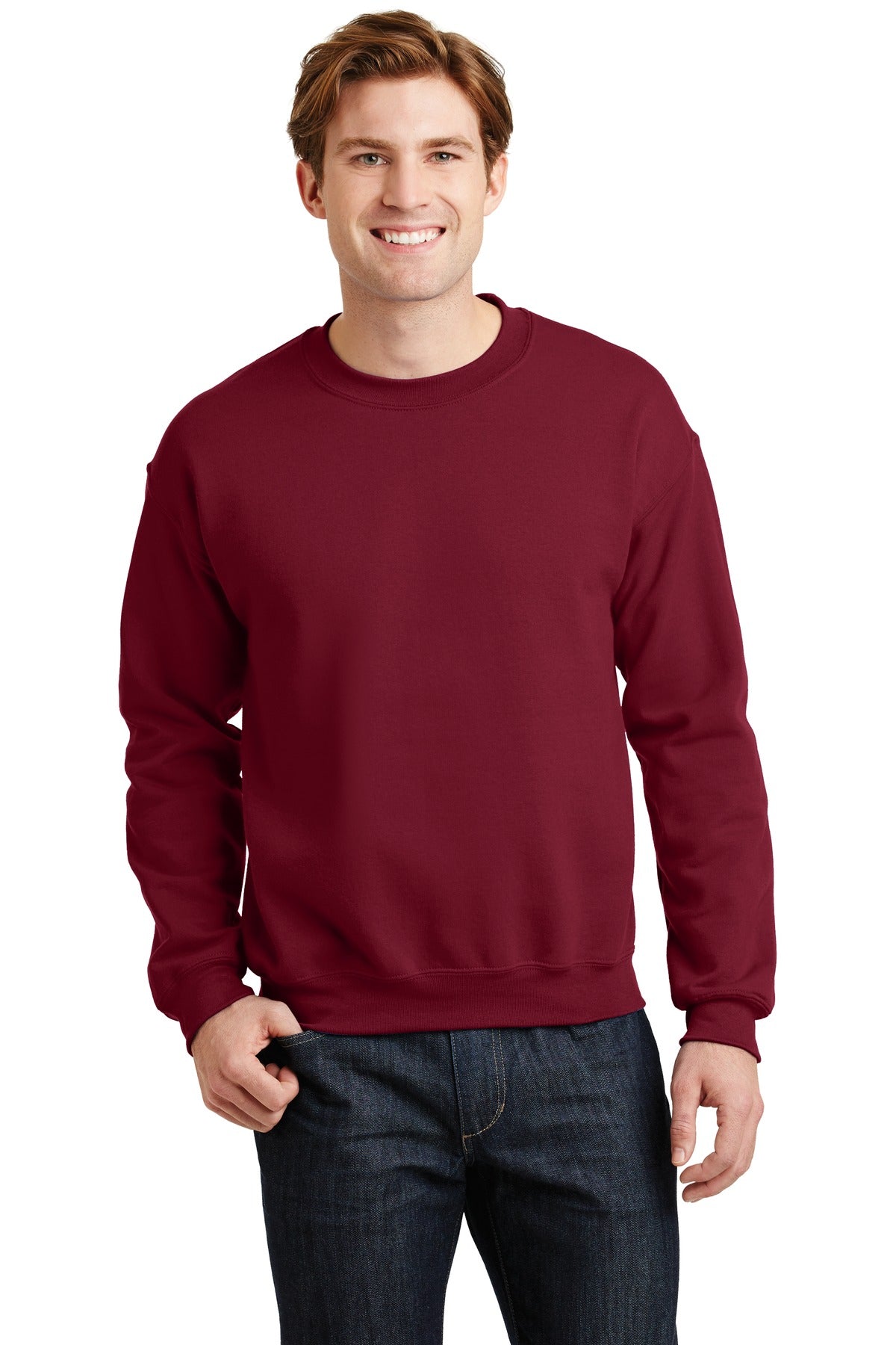 Gildan® - Heavy Blend™ Crewneck Sweatshirt. 18000 [Cardinal Red] - DFW Impression