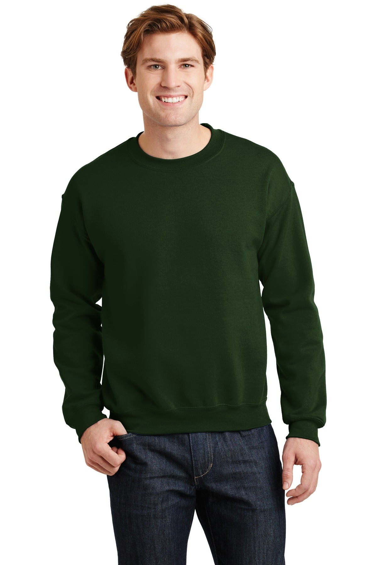 Gildan® - Heavy Blend™ Crewneck Sweatshirt. 18000 [Forest Green] - DFW Impression