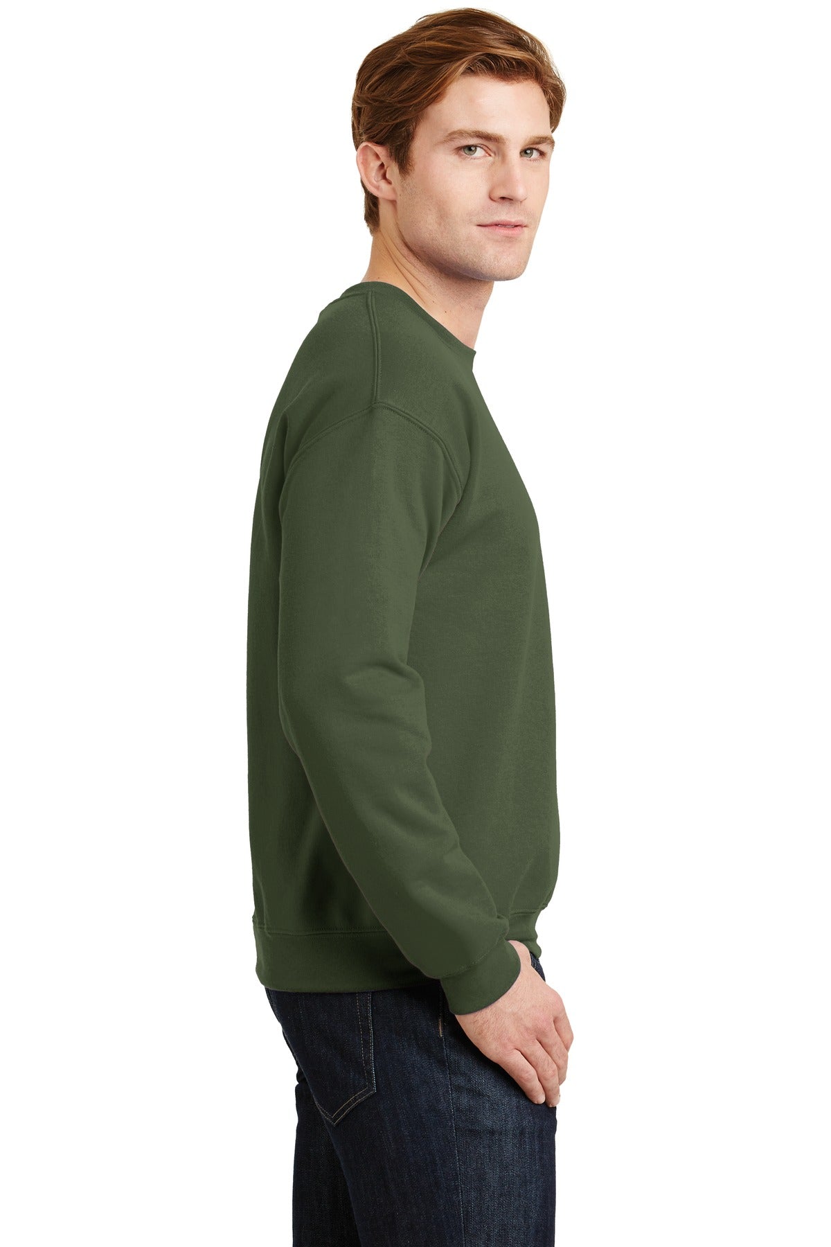 Gildan® - Heavy Blend™ Crewneck Sweatshirt. 18000 [Military Green] - DFW Impression