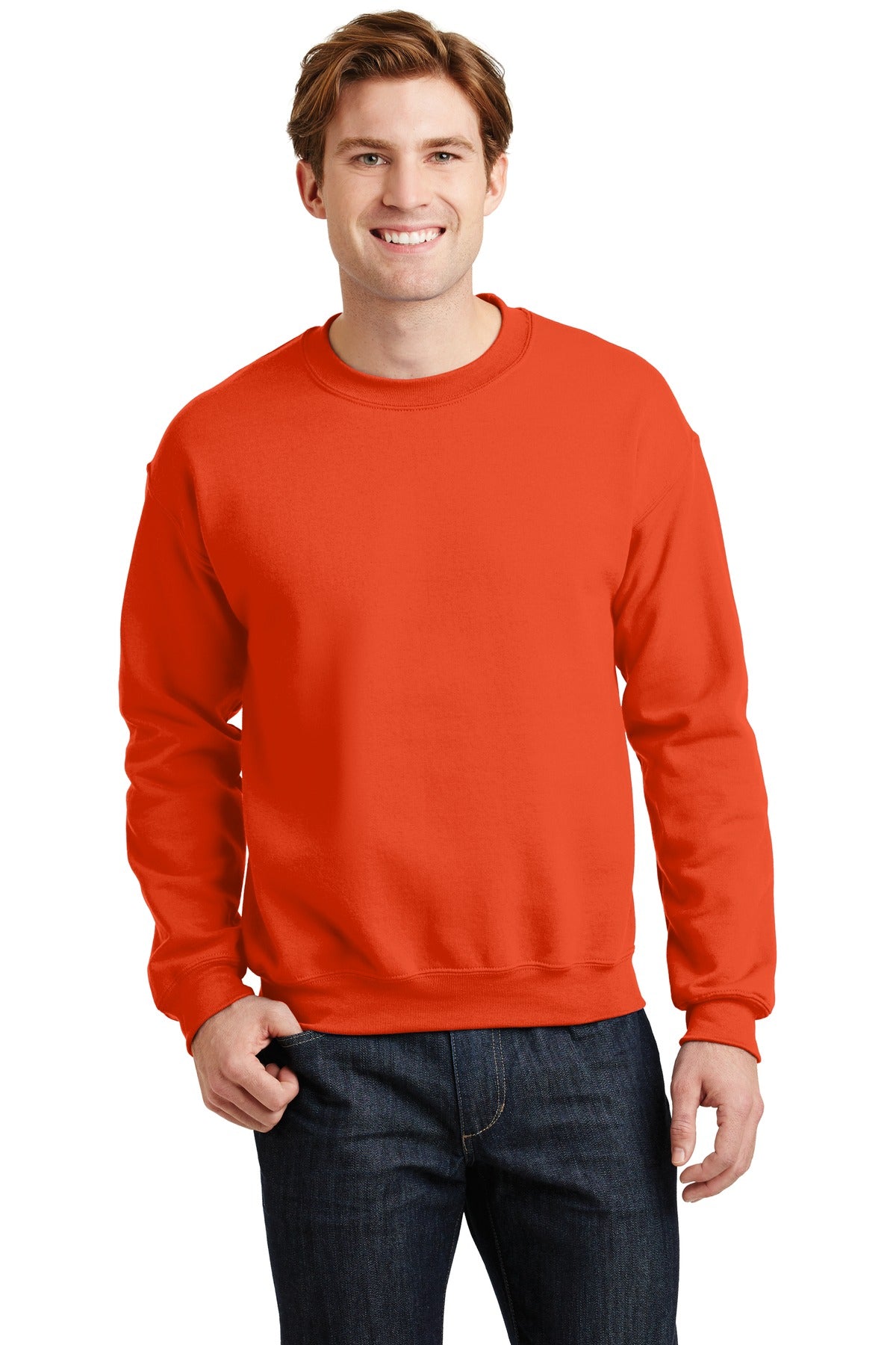 Gildan® - Heavy Blend™ Crewneck Sweatshirt. 18000 [Orange] - DFW Impression