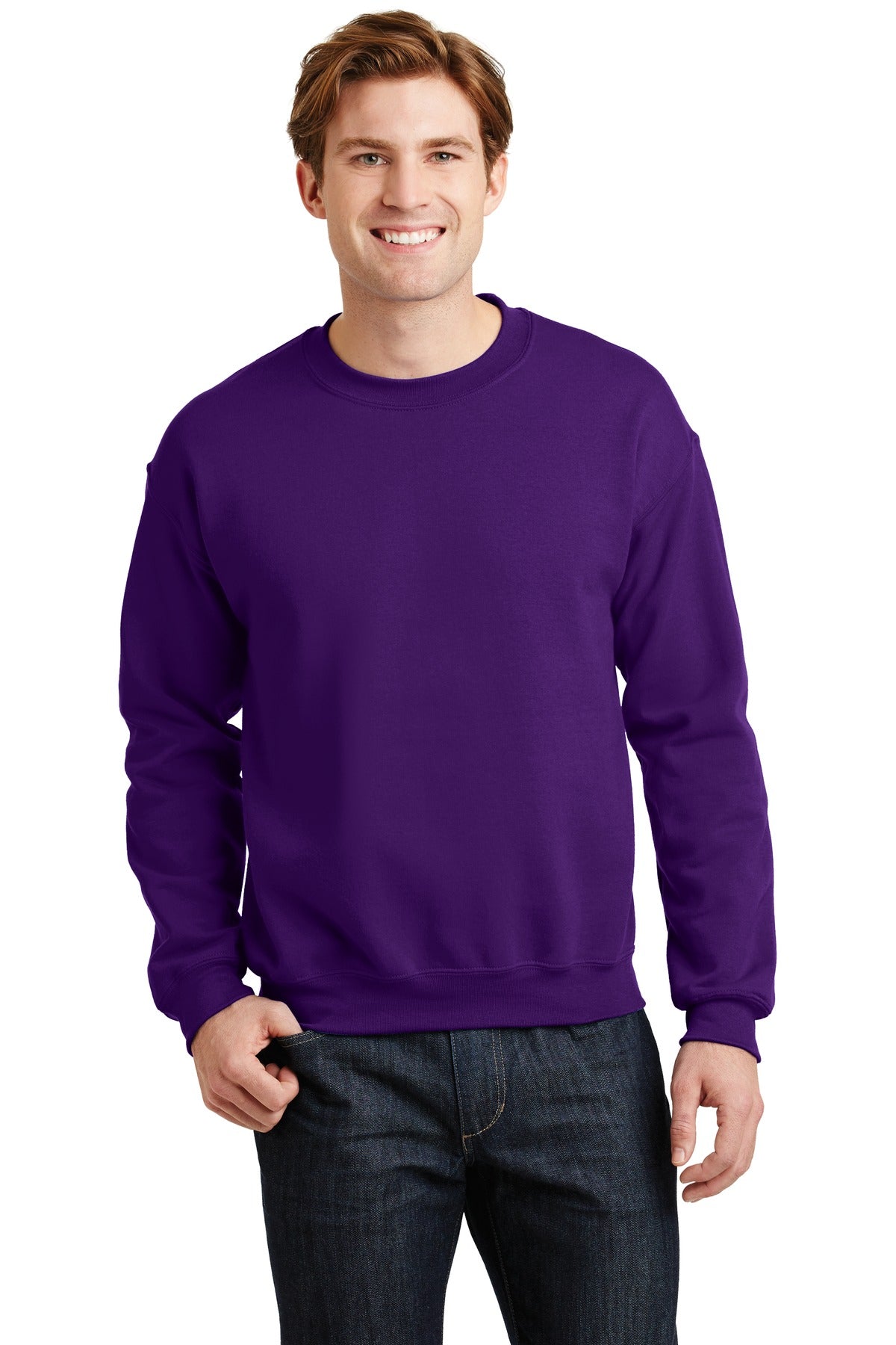 Gildan® - Heavy Blend™ Crewneck Sweatshirt. 18000 [Purple] - DFW Impression