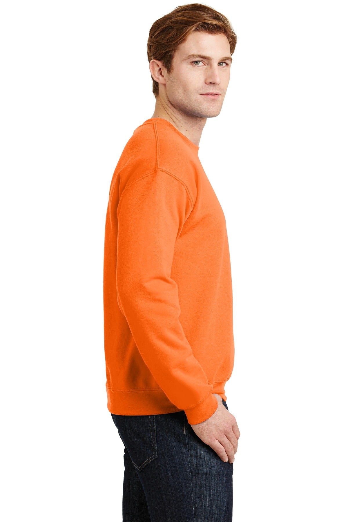 Gildan hot sale orange sweatshirt