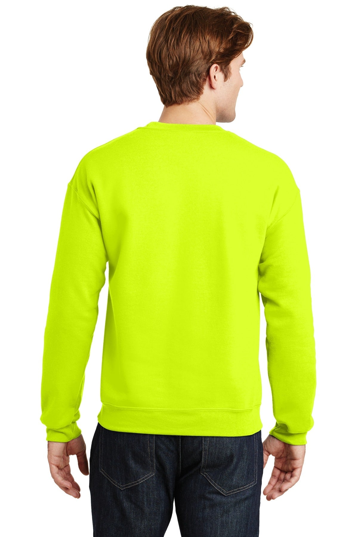 Gildan® - Heavy Blend™ Crewneck Sweatshirt. 18000 [Safety Green] - DFW Impression