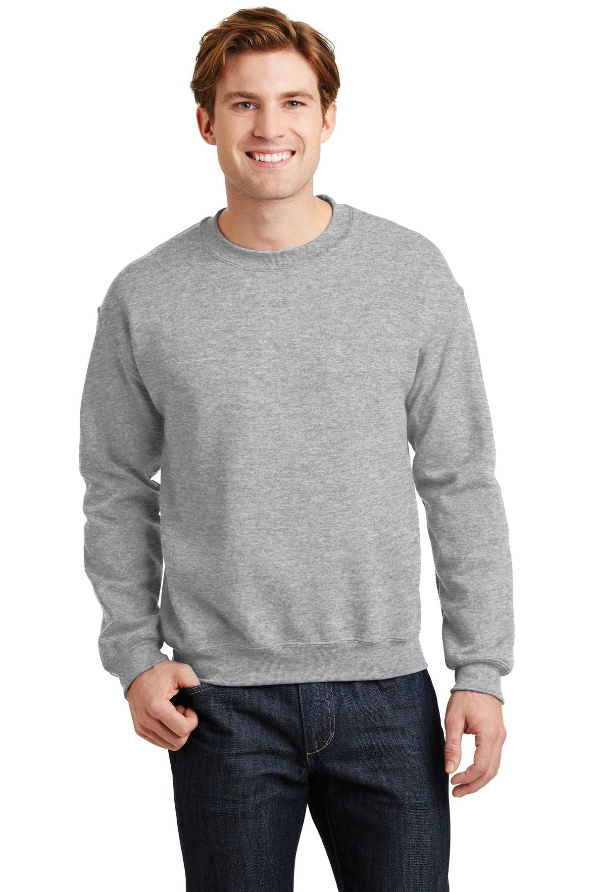 Gildan® - Heavy Blend™ Crewneck Sweatshirt. 18000 [Sport Grey] - DFW Impression