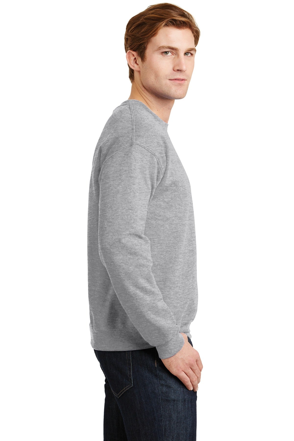 Gildan grey best sale crew neck