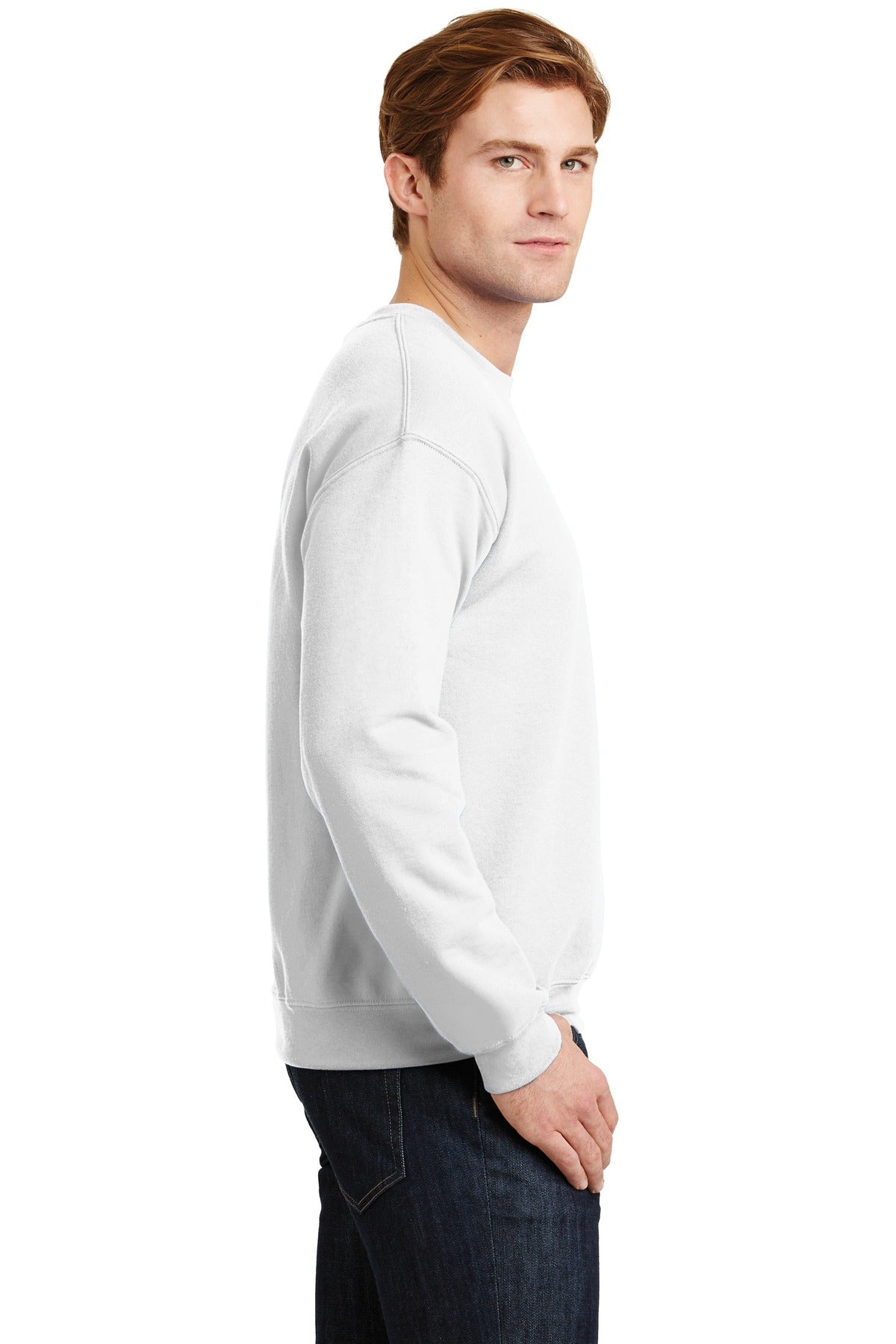 Gildan® - Heavy Blend™ Crewneck Sweatshirt. 18000 [White] - DFW Impression