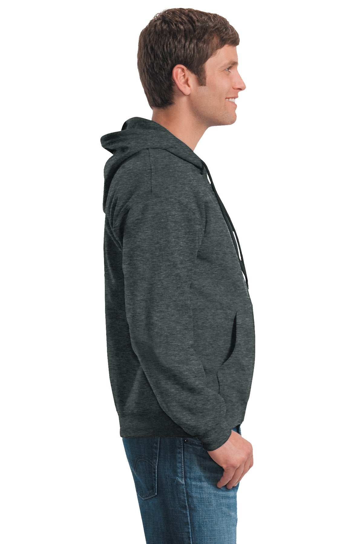 Gildan charcoal hot sale grey hoodie