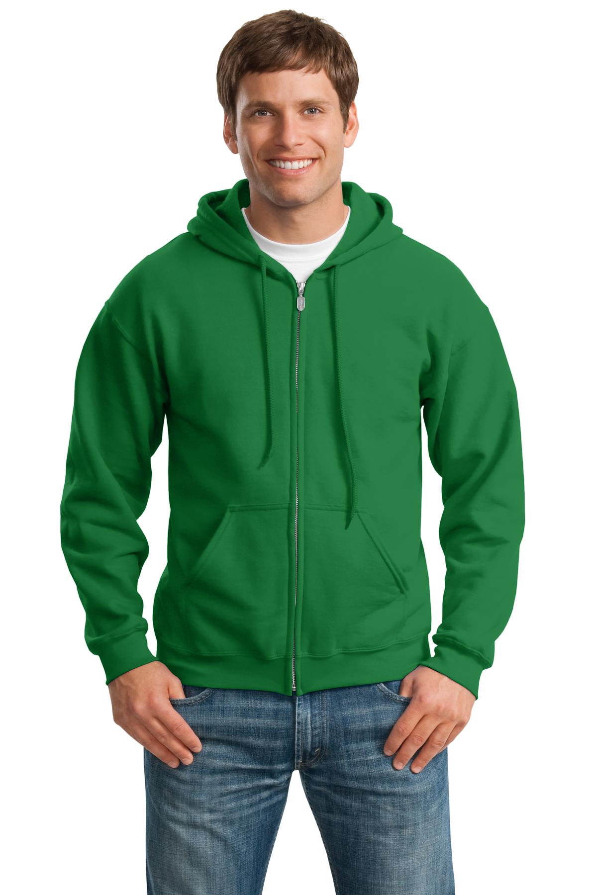 Gildan® - Heavy Blend™ Full-Zip Hooded Sweatshirt. 18600 [Irish Green] - DFW Impression
