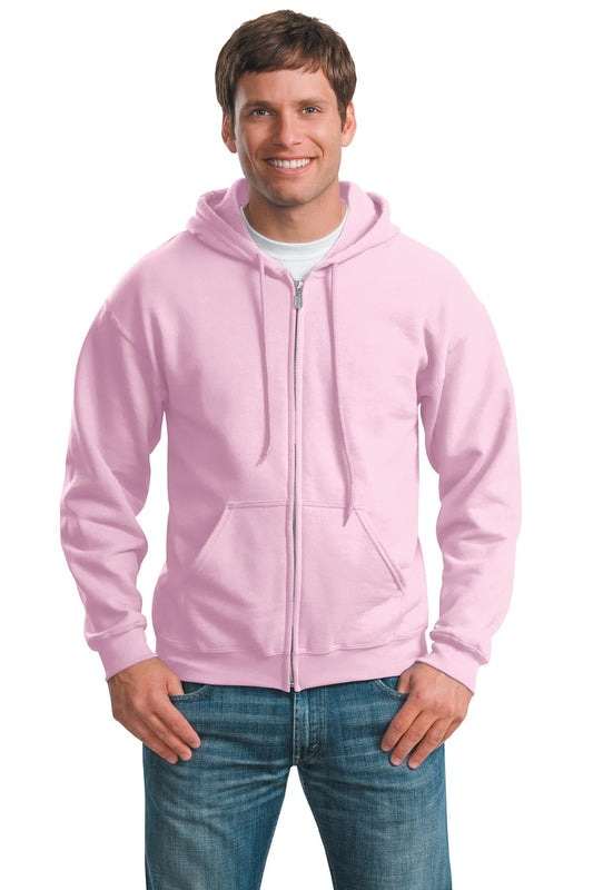 Gildan® - Heavy Blend™ Full-Zip Hooded Sweatshirt. 18600 [Light Pink] - DFW Impression