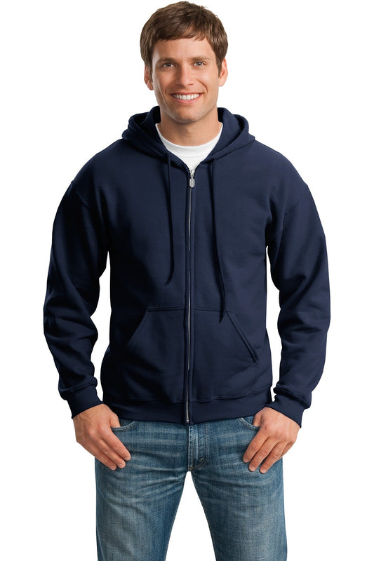 Gildan® - Heavy Blend™ Full-Zip Hooded Sweatshirt. 18600 [Navy] - DFW Impression